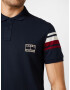 TOMMY HILFIGER Tricou albastru închis / roșu carmin / alb - Pled.ro