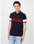 TOMMY HILFIGER Tricou albastru închis / roşu închis / alb - Pled.ro