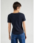 TOMMY HILFIGER Tricou albastru marin / alb - Pled.ro