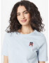 TOMMY HILFIGER Tricou albastru marin / albastru deschis / roșu bordeaux - Pled.ro