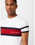 TOMMY HILFIGER Tricou albastru marin / roşu închis / alb - Pled.ro