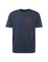 TOMMY HILFIGER Tricou 'ICON CREST' albastru marin / sângeriu / alb - Pled.ro