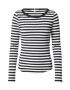 TOMMY HILFIGER Tricou albastru noapte / alb - Pled.ro