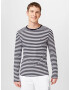 TOMMY HILFIGER Tricou albastru noapte / alb - Pled.ro