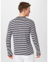 TOMMY HILFIGER Tricou albastru noapte / alb - Pled.ro