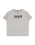 TOMMY HILFIGER Tricou albastru noapte / gri amestecat / roși aprins / alb - Pled.ro