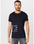 TOMMY HILFIGER Tricou 'Off Placement' albastru noapte / roșu / alb - Pled.ro