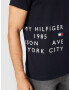 TOMMY HILFIGER Tricou 'Off Placement' albastru noapte / roșu / alb - Pled.ro