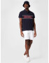 TOMMY HILFIGER Tricou albastru noapte / roșu / alb - Pled.ro