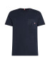 TOMMY HILFIGER Tricou albastru noapte / roșu / alb - Pled.ro