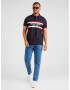 TOMMY HILFIGER Tricou albastru noapte / roșu / alb - Pled.ro