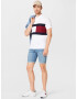 TOMMY HILFIGER Tricou albastru noapte / roșu / alb - Pled.ro