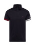 TOMMY HILFIGER Tricou albastru noapte / roșu cireș / alb - Pled.ro