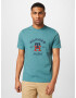 TOMMY HILFIGER Tricou albastru noapte / verde petrol / roșu - Pled.ro