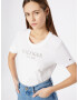 TOMMY HILFIGER Tricou auriu / alb - Pled.ro