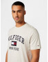 TOMMY HILFIGER Tricou bej amestecat / bleumarin / sângeriu / alb - Pled.ro