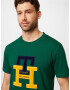 TOMMY HILFIGER Tricou 'BLACKWATCH' bleumarin / galben / verde - Pled.ro