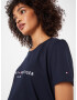 TOMMY HILFIGER Tricou bleumarin / alb - Pled.ro