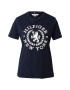 TOMMY HILFIGER Tricou bleumarin / alb - Pled.ro