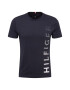 TOMMY HILFIGER Tricou bleumarin / alb - Pled.ro