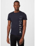 TOMMY HILFIGER Tricou bleumarin / alb - Pled.ro