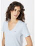 TOMMY HILFIGER Tricou bleumarin / albastru deschis / roși aprins / alb - Pled.ro