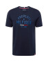 TOMMY HILFIGER Tricou bleumarin / albastru gențiană / roșu intens / alb - Pled.ro