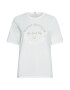 TOMMY HILFIGER Tricou bleumarin / bronz / roși aprins / alb natural - Pled.ro