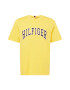 TOMMY HILFIGER Tricou bleumarin / galben / alb - Pled.ro