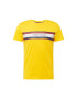 TOMMY HILFIGER Tricou bleumarin / galben citron / roșu / alb - Pled.ro