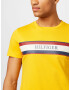 TOMMY HILFIGER Tricou bleumarin / galben citron / roșu / alb - Pled.ro