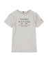 TOMMY HILFIGER Tricou bleumarin / gri deschis / roșu / alb - Pled.ro