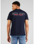 TOMMY HILFIGER Tricou bleumarin / gri închis / roșu / alb - Pled.ro