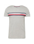 TOMMY HILFIGER Tricou bleumarin / gri / roșu / alb - Pled.ro