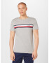 TOMMY HILFIGER Tricou bleumarin / gri / roșu / alb - Pled.ro