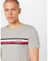 TOMMY HILFIGER Tricou bleumarin / gri / roșu / alb - Pled.ro