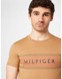 TOMMY HILFIGER Tricou bleumarin / maro deschis / roz - Pled.ro