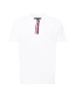 TOMMY HILFIGER Tricou bleumarin / roși aprins / alb - Pled.ro