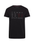 TOMMY HILFIGER Tricou bleumarin / roși aprins / negru / alb - Pled.ro