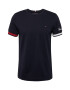 TOMMY HILFIGER Tricou bleumarin / roșu / alb - Pled.ro