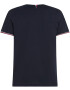 TOMMY HILFIGER Tricou bleumarin / roșu / alb - Pled.ro