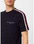 TOMMY HILFIGER Tricou bleumarin / roșu / alb - Pled.ro