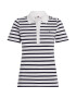 TOMMY HILFIGER Tricou bleumarin / roșu intens / alb - Pled.ro