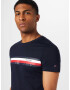 TOMMY HILFIGER Tricou bleumarin / roșu / negru / alb - Pled.ro