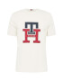 TOMMY HILFIGER Tricou bleumarin / roșu pepene / alb murdar - Pled.ro