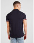 TOMMY HILFIGER Tricou bleumarin / roșu vin / alb - Pled.ro