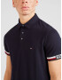 TOMMY HILFIGER Tricou bleumarin / roșu vin / alb - Pled.ro