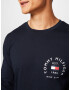 TOMMY HILFIGER Tricou bleumarin / sângeriu / alb - Pled.ro