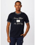 TOMMY HILFIGER Tricou bleumarin / alb natural - Pled.ro