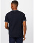 TOMMY HILFIGER Tricou bleumarin / alb natural - Pled.ro